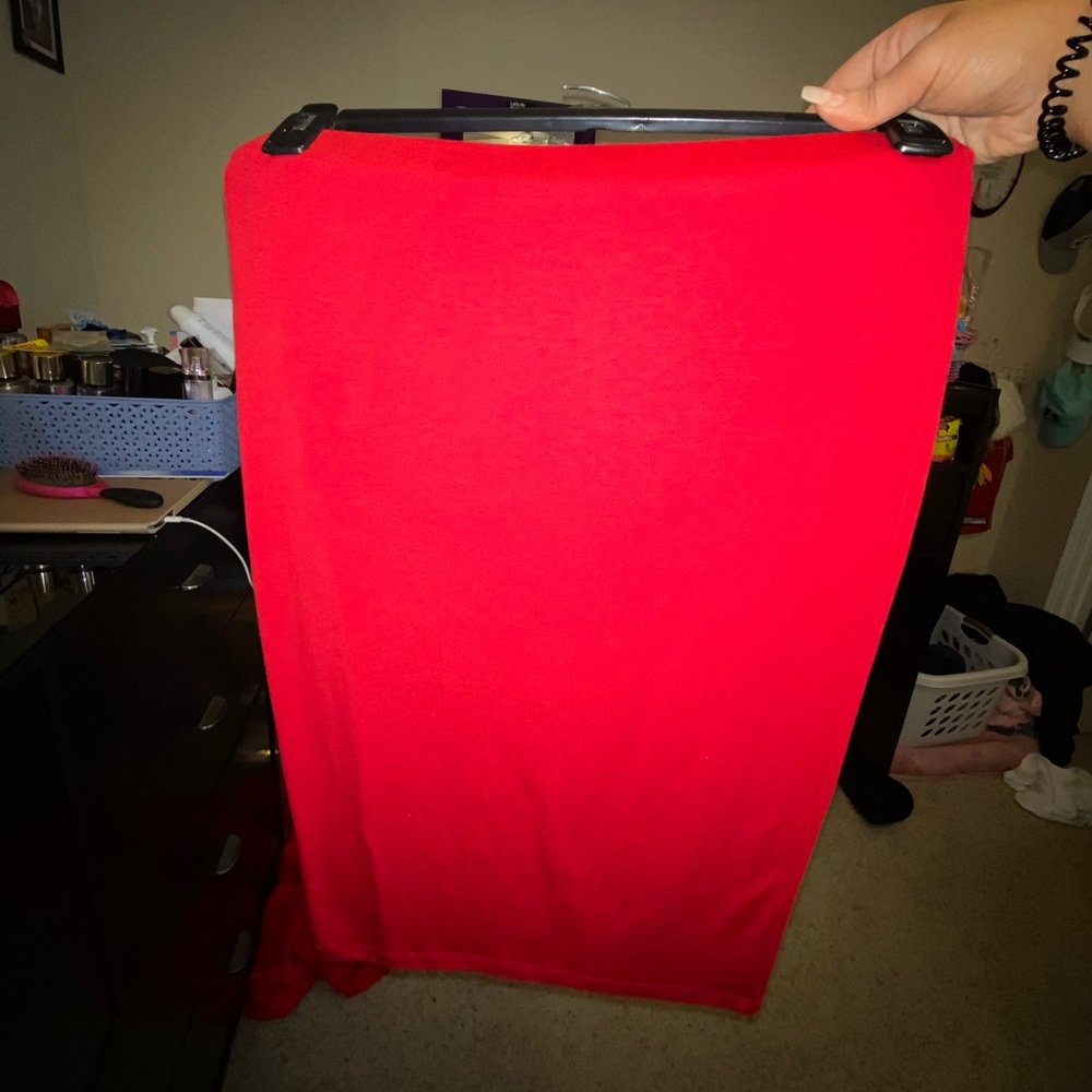 Red Pencil Skirt